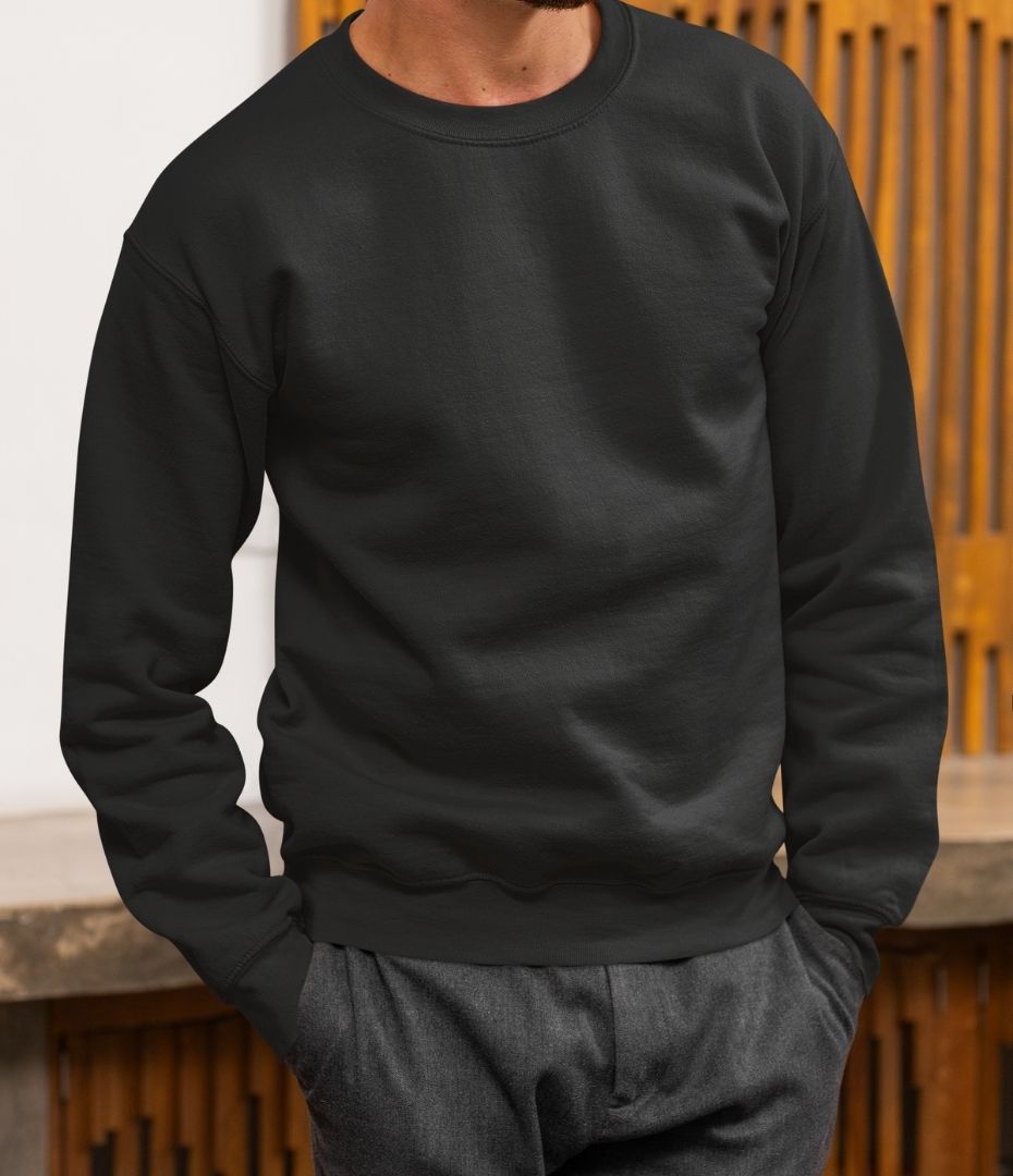Jet Black Men’s Sweatshirt
