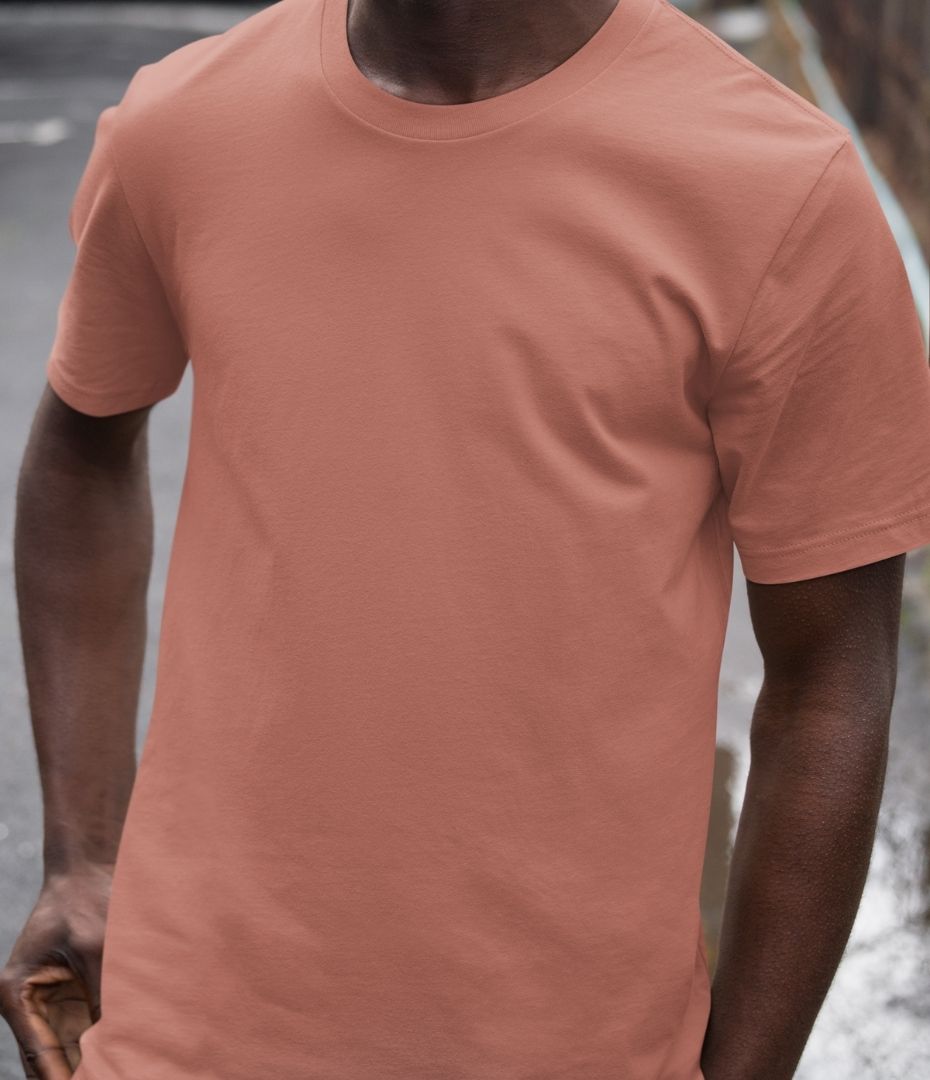 Molten Copper Cotton T-Shirt