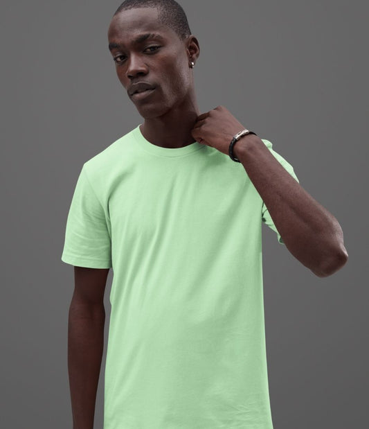 Verdant Jade Cotton T-Shirt
