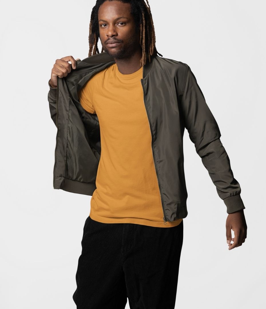 Amber Glow Cotton T-Shirt