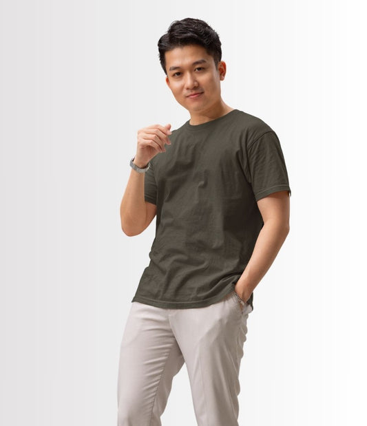 Woodland Olive Crew T-Shirt