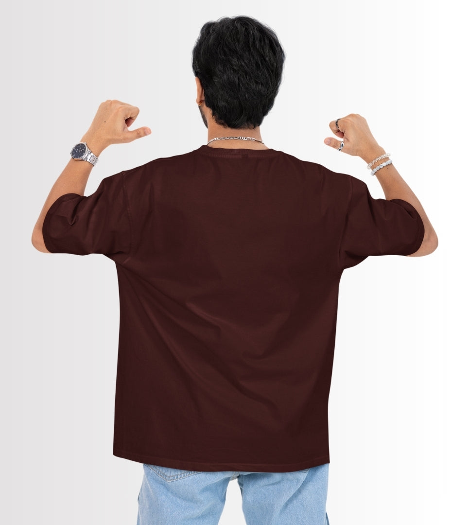 Deep Garnet Oversized T-Shirt