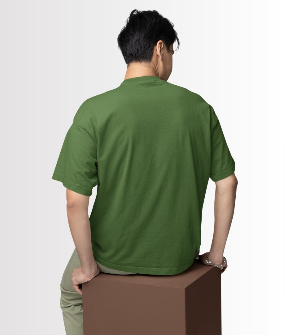 Moss Olive Oversized T-Shirt