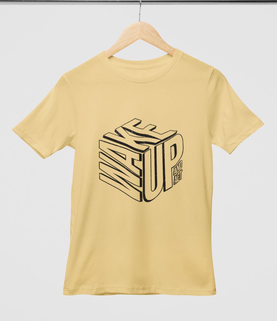 Amber Glow Cotton T-Shirt (Sample Order)