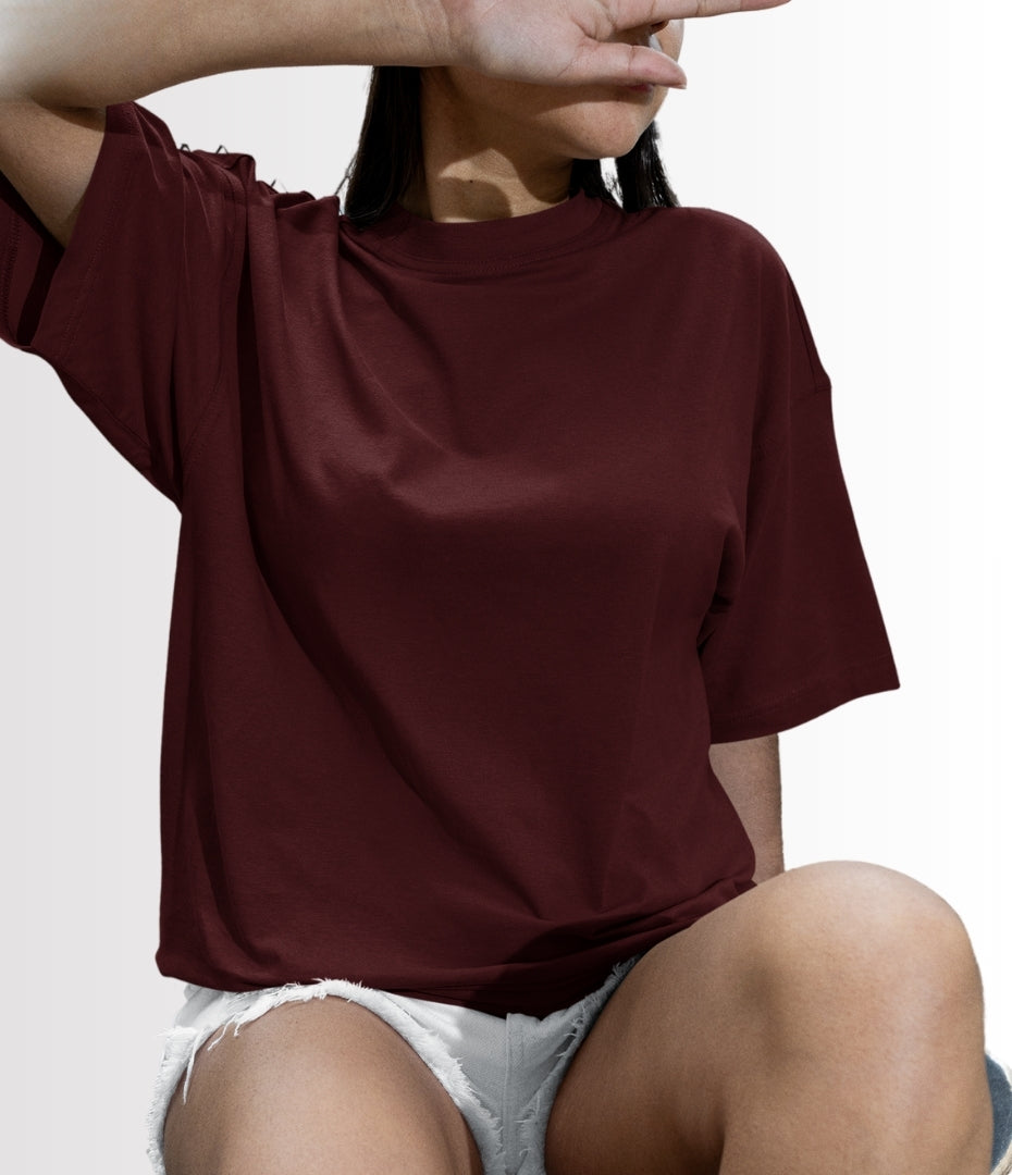 Velvet Rouge Oversized T-Shirt
