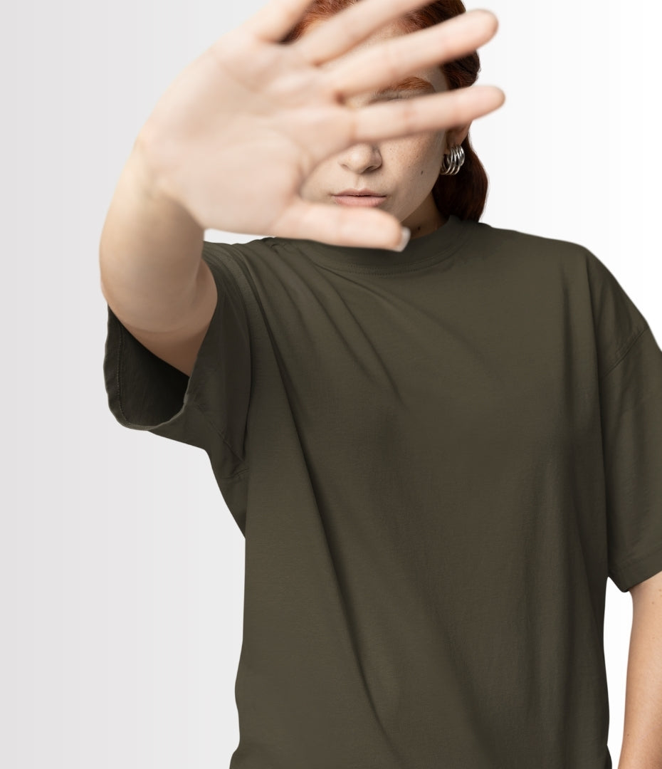Olive Earth Oversized T-Shirt