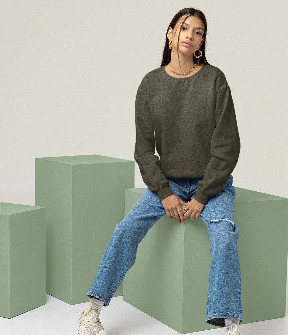 Olive Aura Sweatshirt