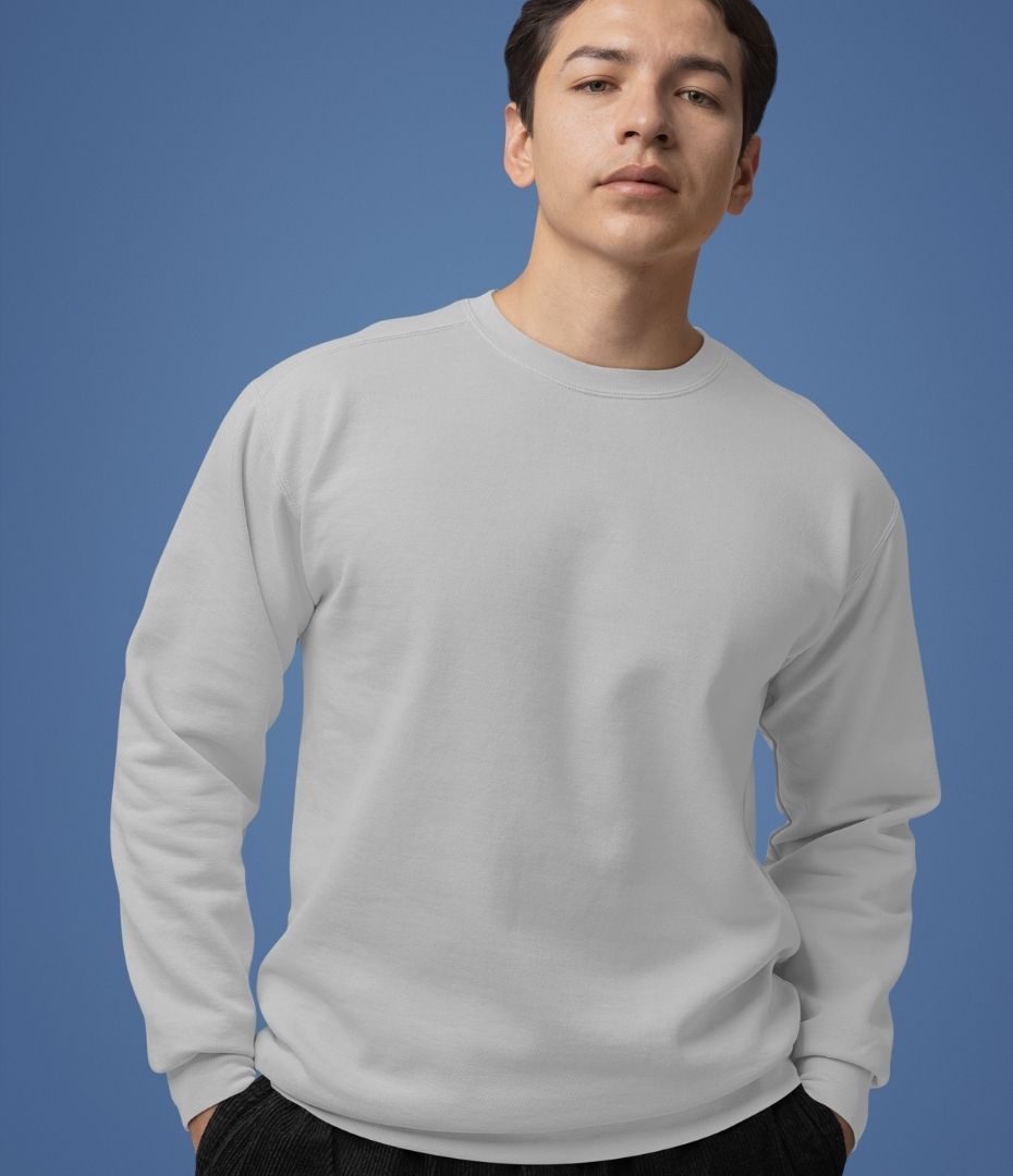 Stone Grey Melange Men’s Sweatshirt