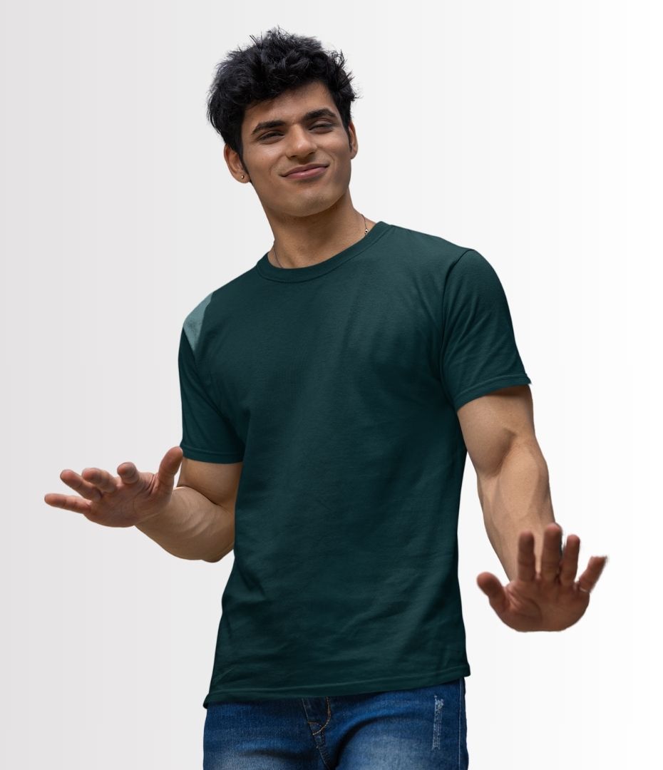 Deep Petrol Crew T-Shirt