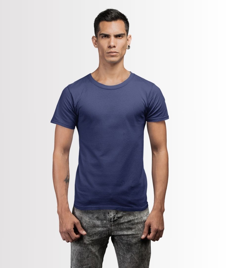 Regal Blue Cotton T-Shirt