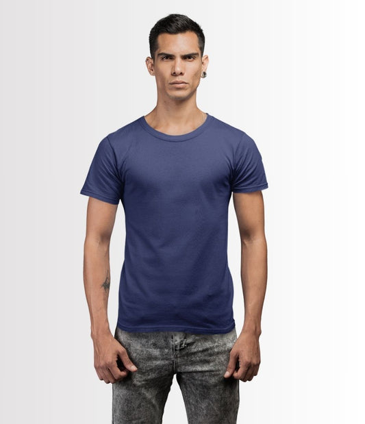 Regal Blue Cotton T-Shirt
