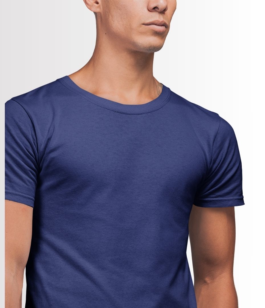 Regal Blue Cotton T-Shirt