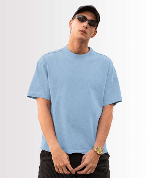 Skyline Blue Oversized T-Shirt