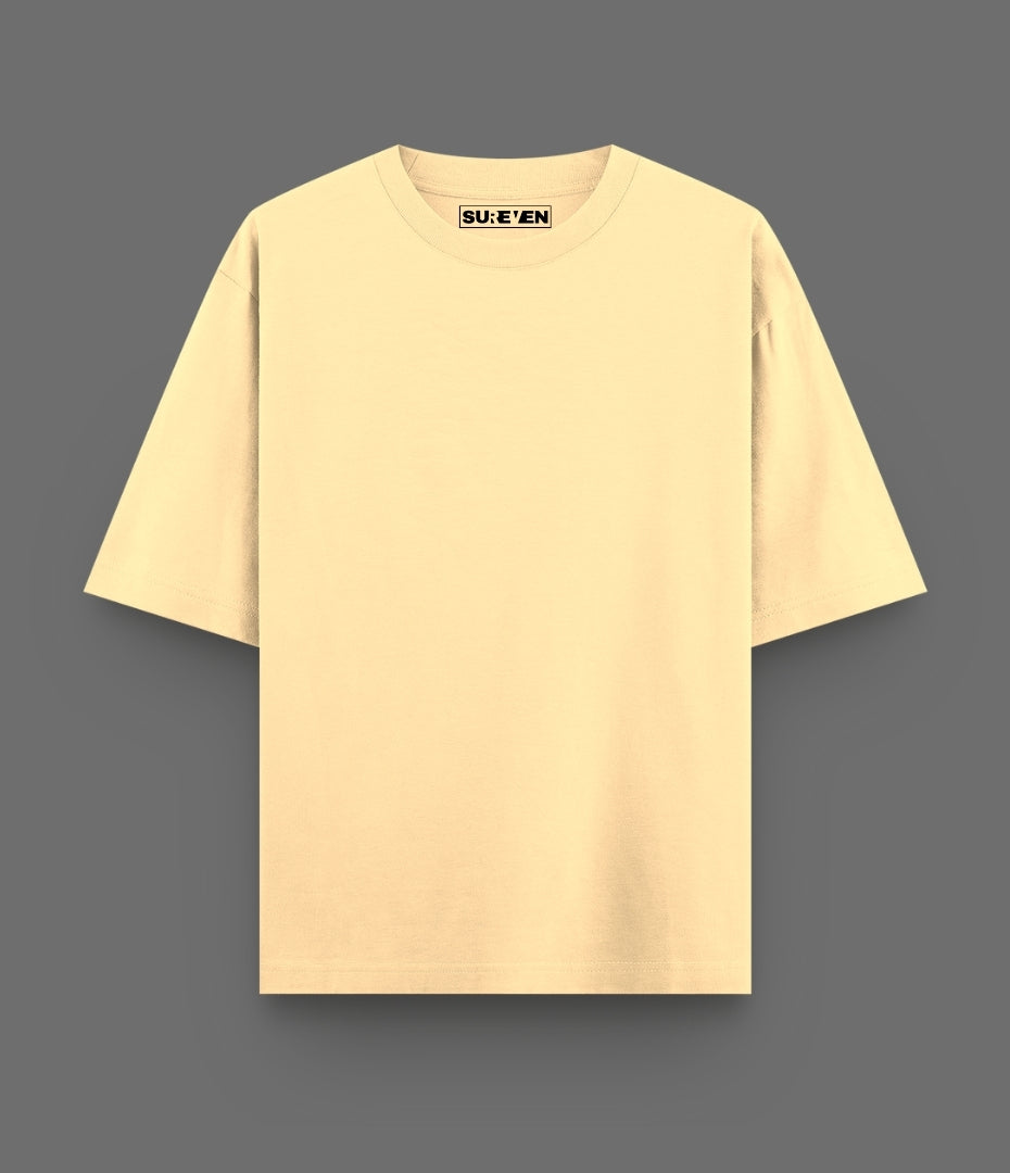 Sandstone Beige Oversized T-Shirt