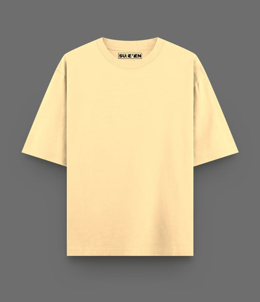 Sandstone Beige Oversized T-Shirt