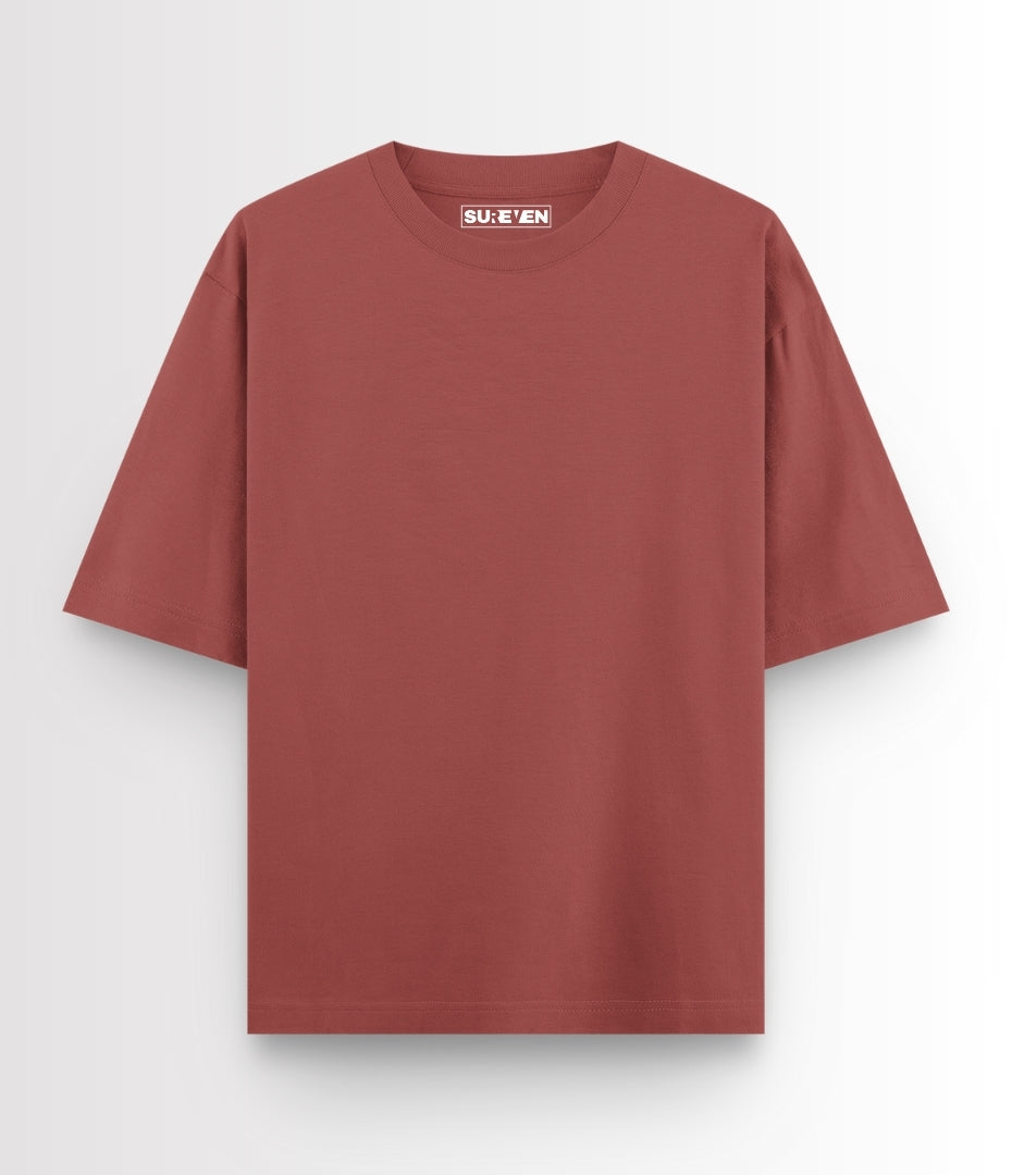 Sunset Coral Oversized T-Shirt