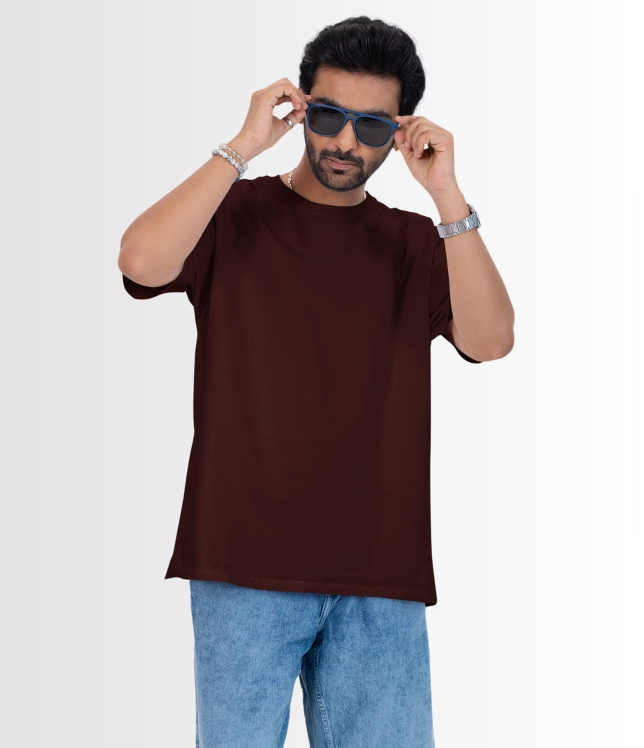 Deep Garnet Oversized T-Shirt