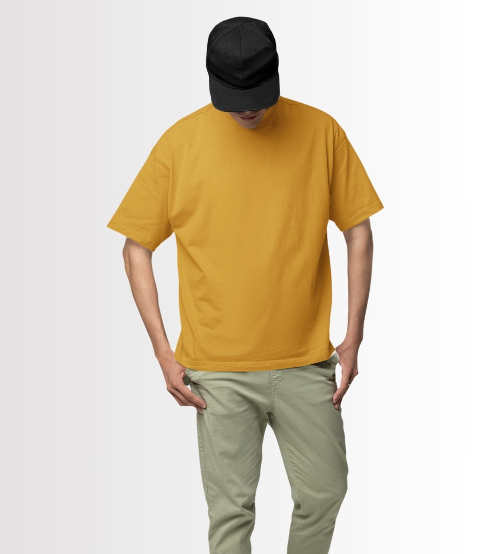 Vintage Mustard Oversized T-Shirt
