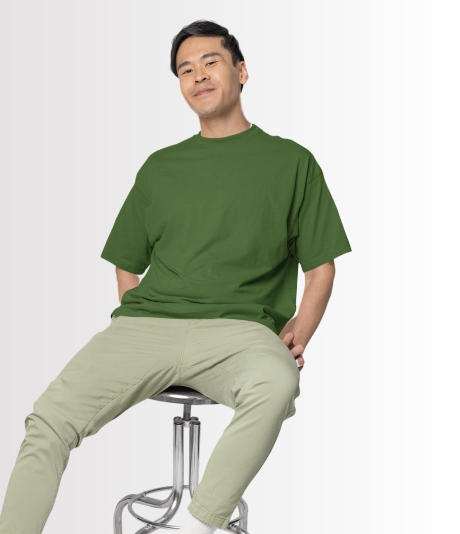 Moss Olive Oversized T-Shirt