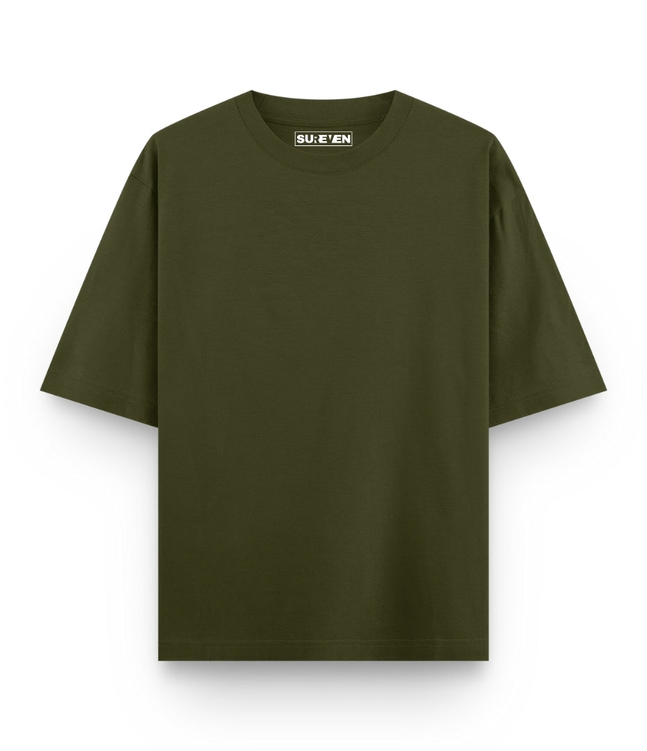 Moss Olive Oversized T-Shirt