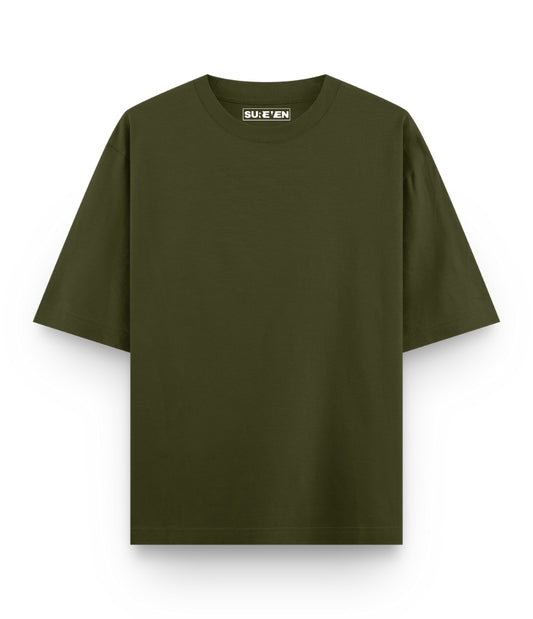 Moss Olive Oversized T-Shirt