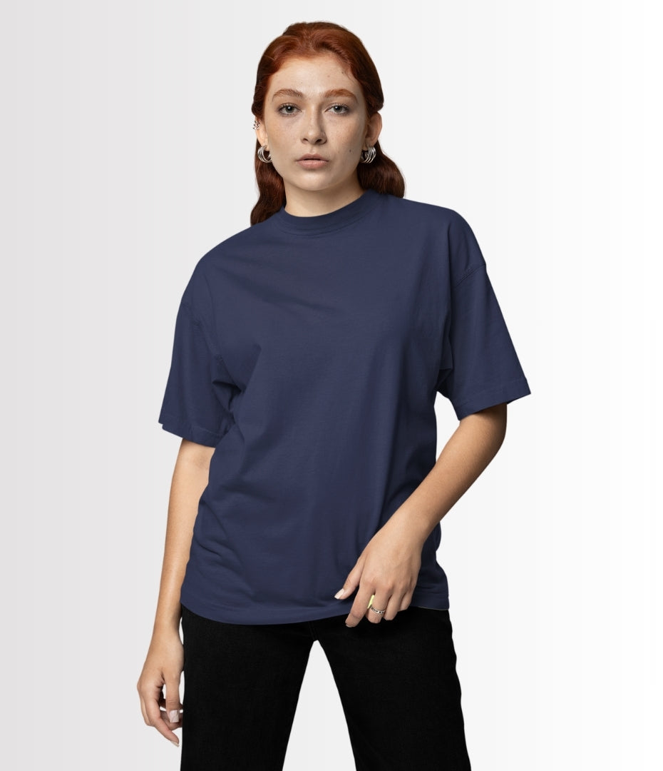 Nautical Navy Oversized T-Shirt