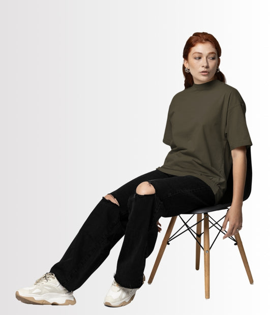 Olive Earth Oversized T-Shirt