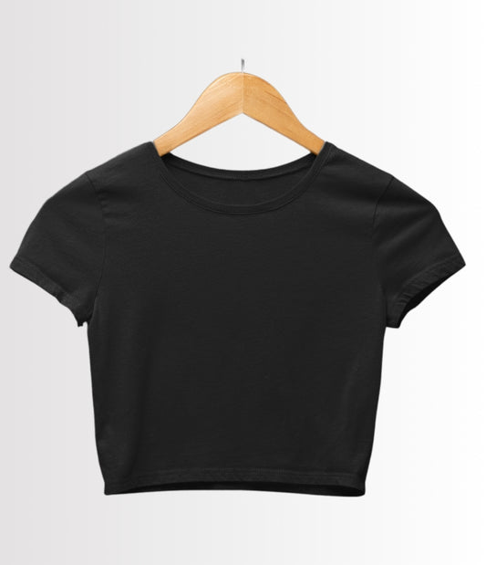 Noir Charm Croptop