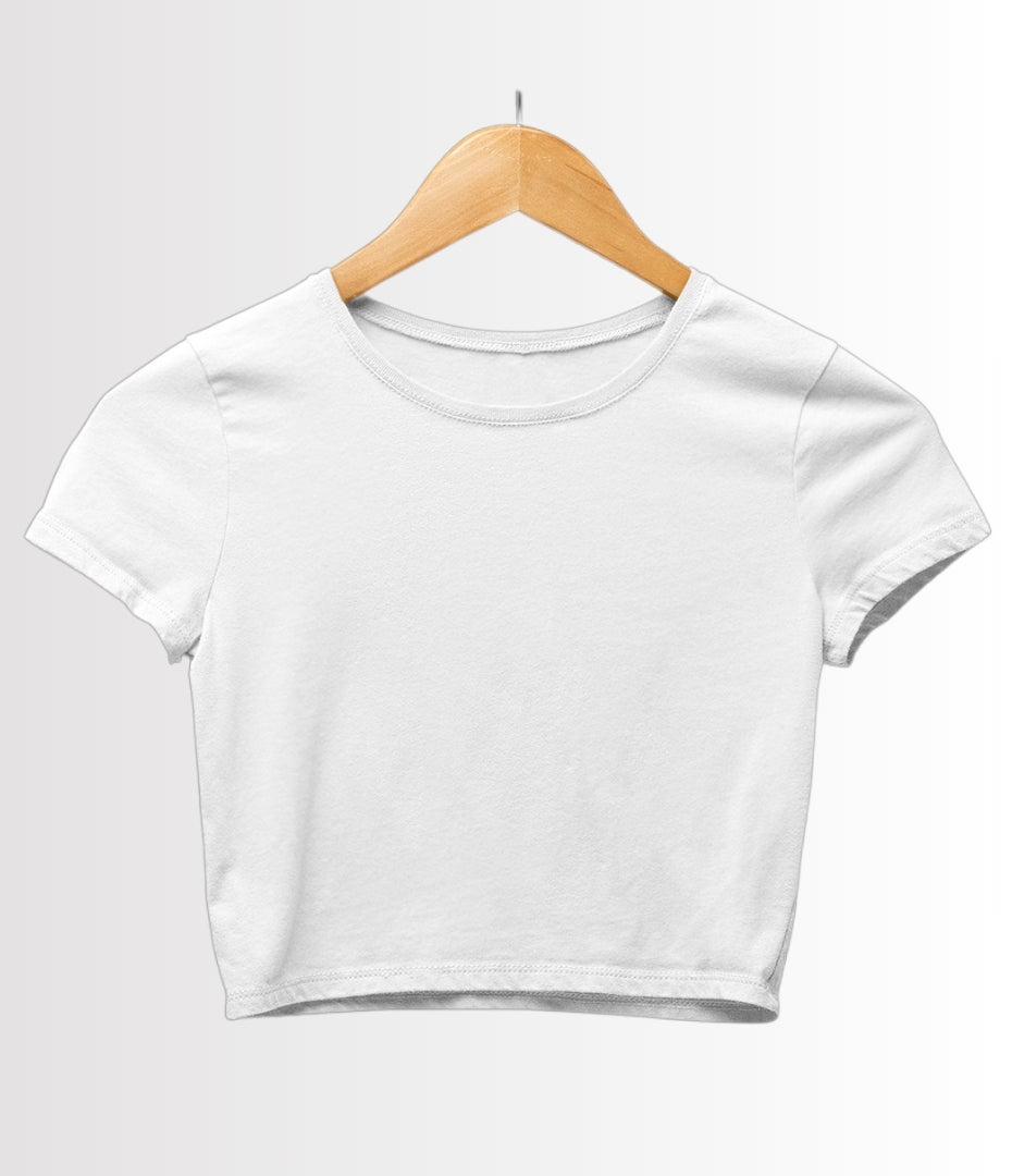 Crystal White Croptop